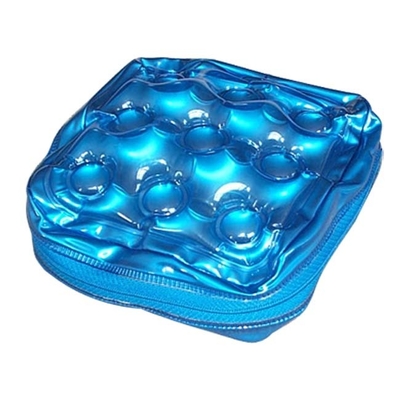 Blue Clear PVC Bags With Zipper 