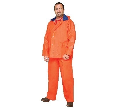 Mens PVC Rain Coats Suit Waterproof