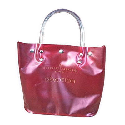 Promotional Red Clear PVC Bags For Laddies / Girl CE EN71 ASTM
