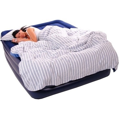 0.55mm PVC Inflatable Air Beds Double Flocking For Camping