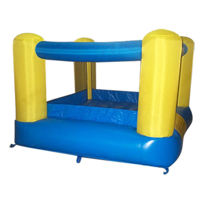 Custom PVC Square Inflatable Jumping Castle , Small Bounce House For Children